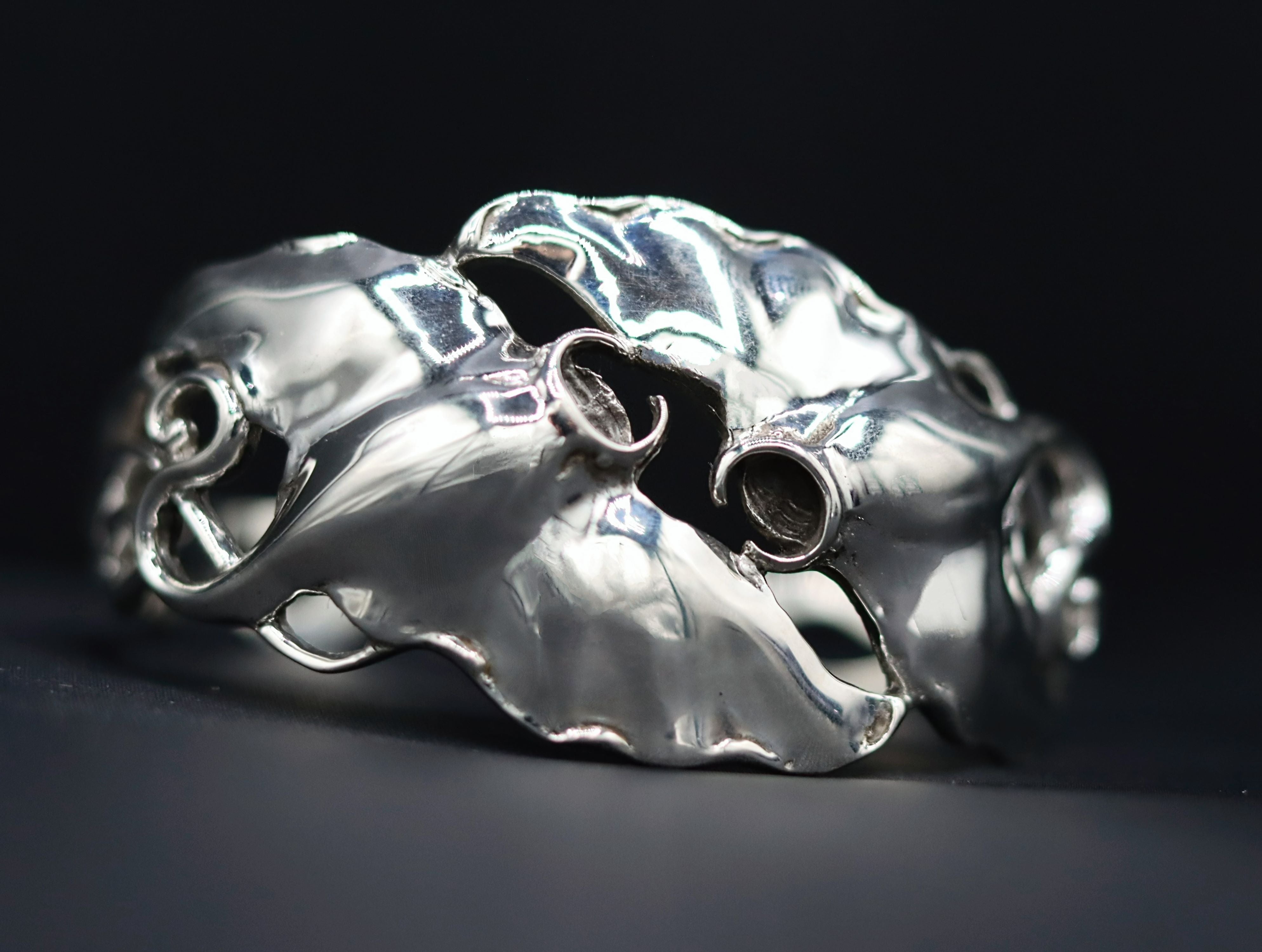 Double Manta Ray Cuff Bracelet