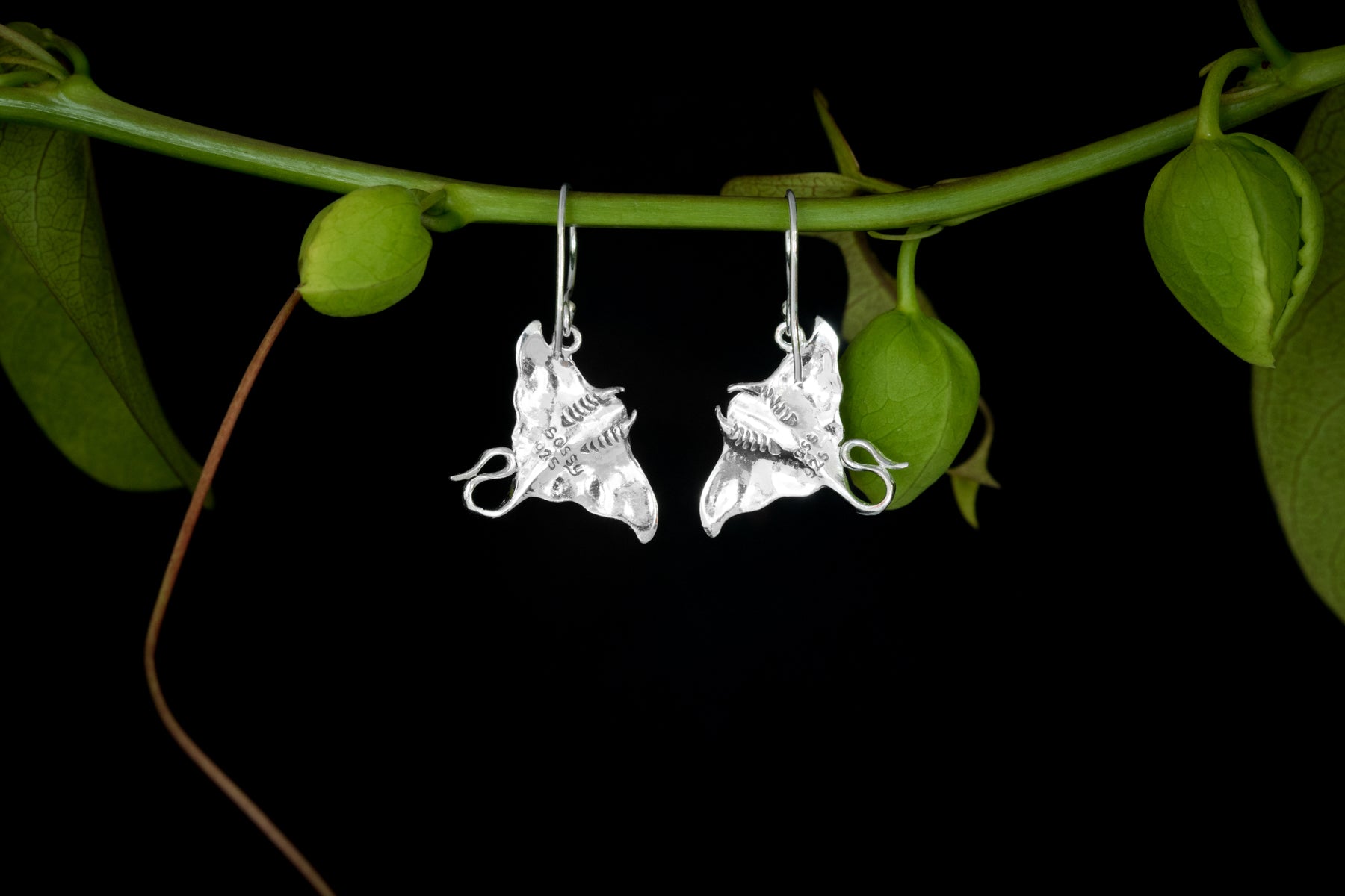 3D Manta Earrings