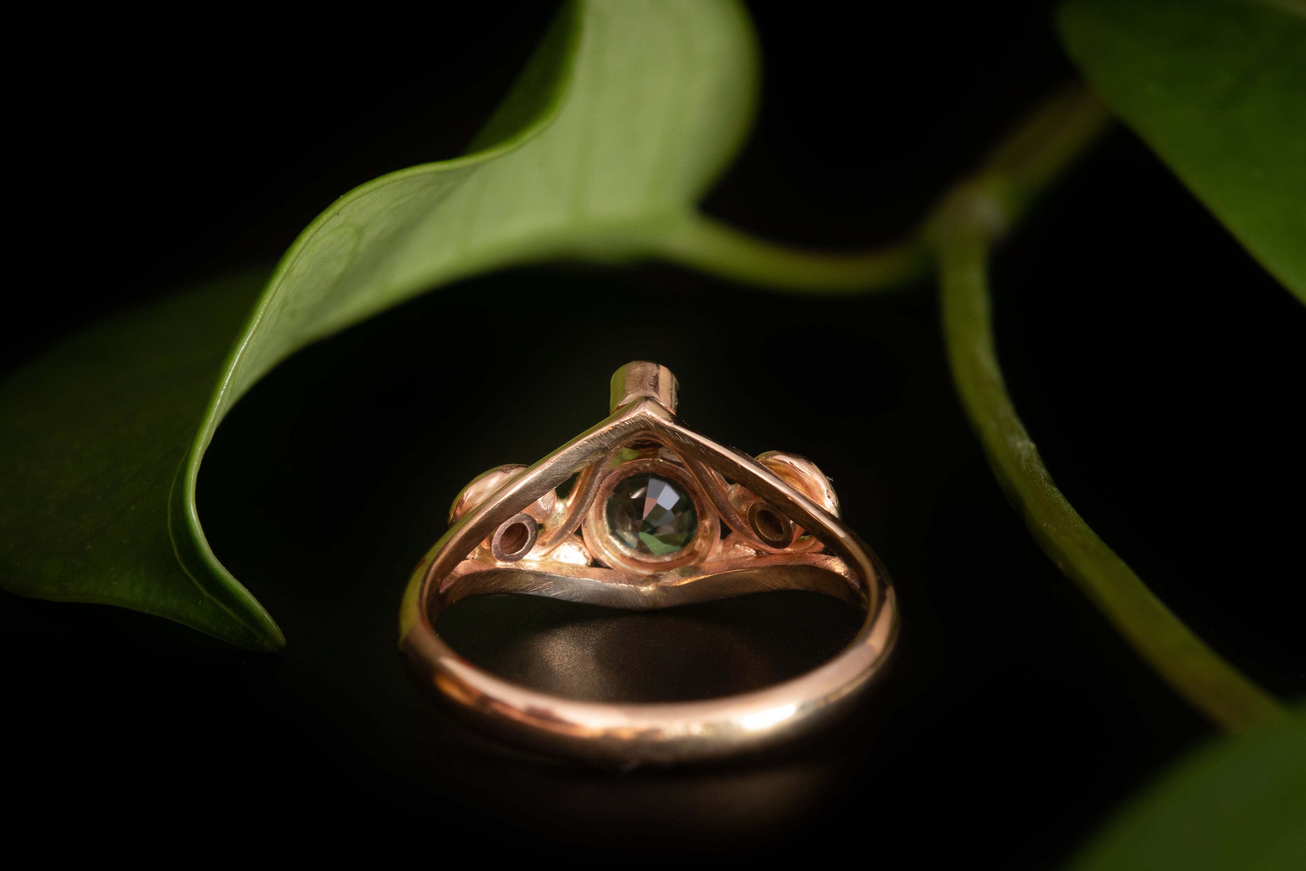 Blue Zircon Ring in 14K SOLD